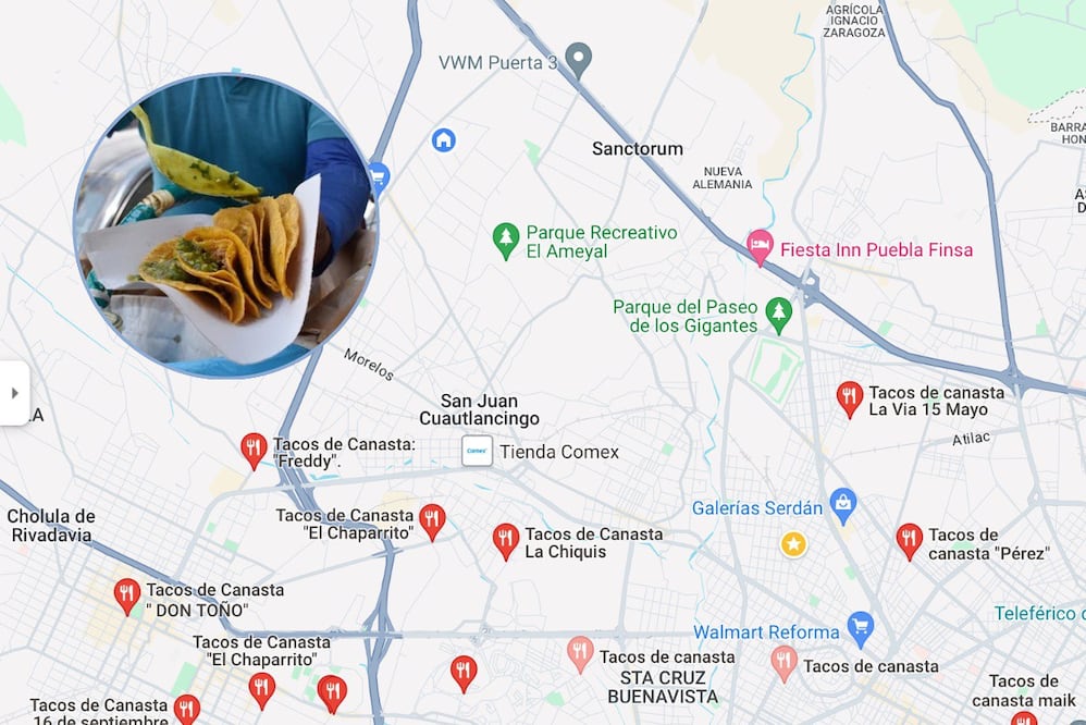 En la ciudad de Puebla, los tacos de canasta tienen una gran demanda | Foto: Canva