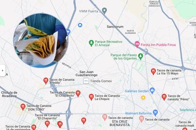 Estos son los mejores tacos de canasta en Puebla, según Google Maps