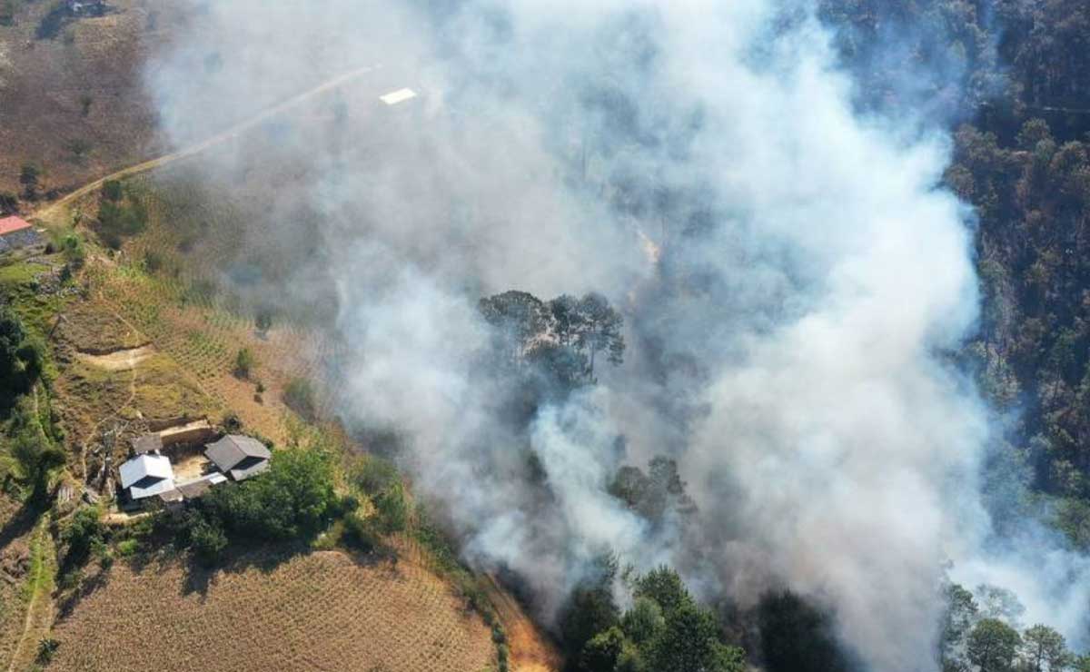 ¡Preocupante! Hay dos incendios forestales activos en Puebla