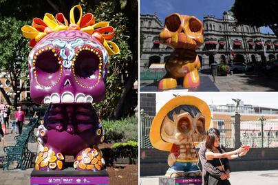 Me Lleva la Huesuda 2025: Dónde y cómo ver las 120 calaveras en Puebla