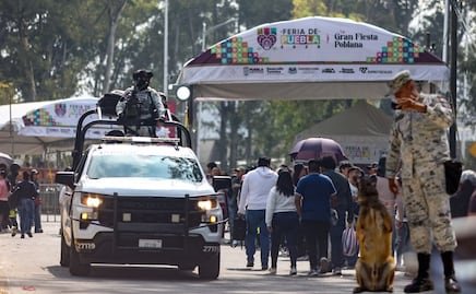 Blindarán la Feria de Puebla 2026, más de 2 mil elementos vigilarán por aire y tierra