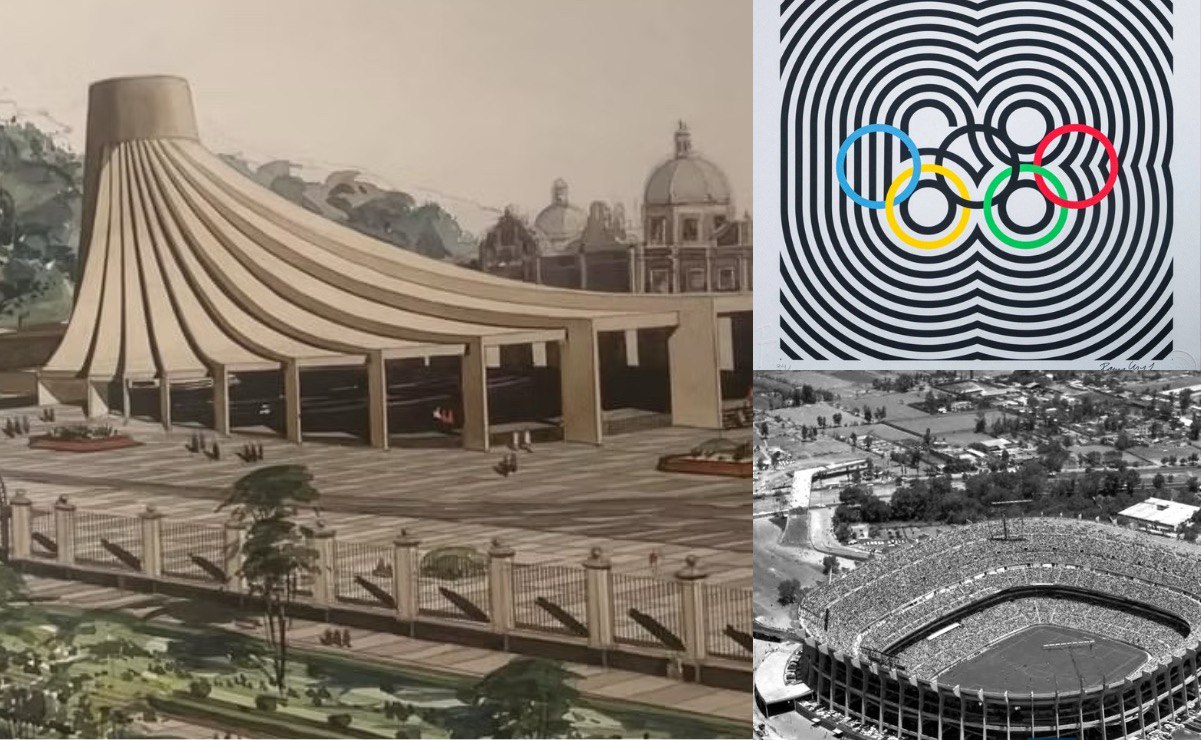 La Basílica de Guadalupe y el Estadio Azteca comparten un aspecto de su historia | Foto: Fundación ICA