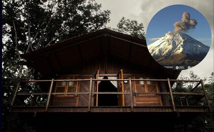 Cabañas baratas y cómodas en las faldas del volcán Popocatépetl