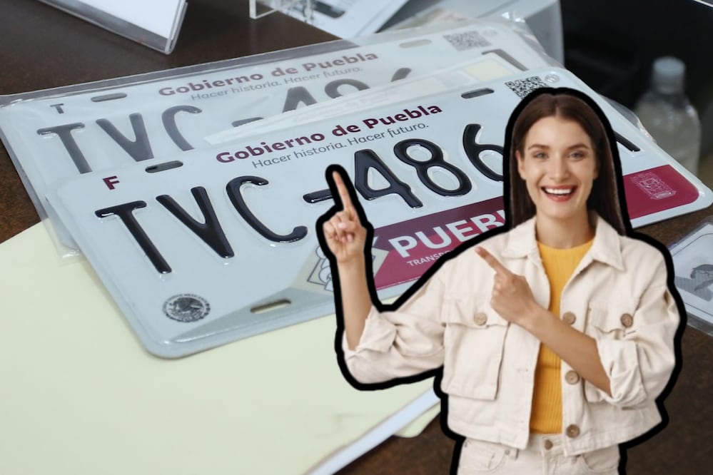 Cambia tus placas en Puebla si aún circulas con el diseño anterior | Foto: EsImagen / Freepik