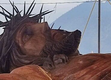 Conoce el monumental Cristo de madera que está a unos minutos de Puebla
