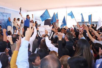 Eduardo Rivera se registra en el PAN como pre candidato a la gubernatura de Puebla