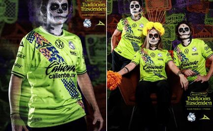 Cuánto cuesta y dónde comprar el uniforme del Club Puebla inspirado en Día de Muertos
