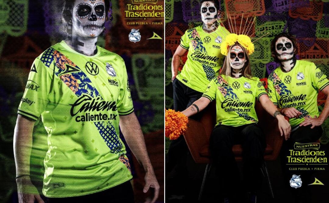 Pirma lanzó una edición especial del jersey del Club Puebla / Foto: Redes Sociales