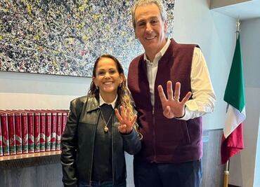 Pepe Chedraui se reúne con la dirigente estatal de Morena