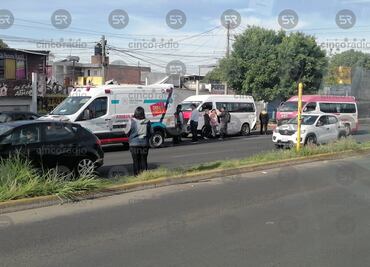 Aparatoso choque de Rutas S23 y S25 en Forjadores deja cuatro lesionados
