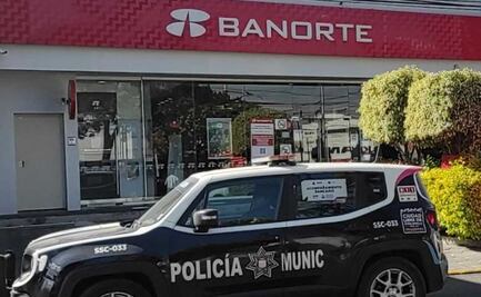 Roban con violencia 50 mil pesos del Banorte de la colonia Anzures
