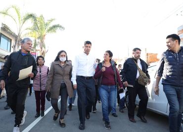 Ayuntamiento de Puebla entrega calles pavimentadas en la 16 de Septiembre Sur