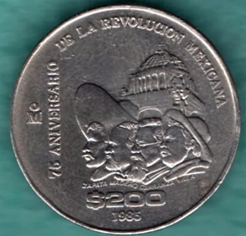 Así es la moneda de 200 pesos que se cotiza hasta en 100 mil