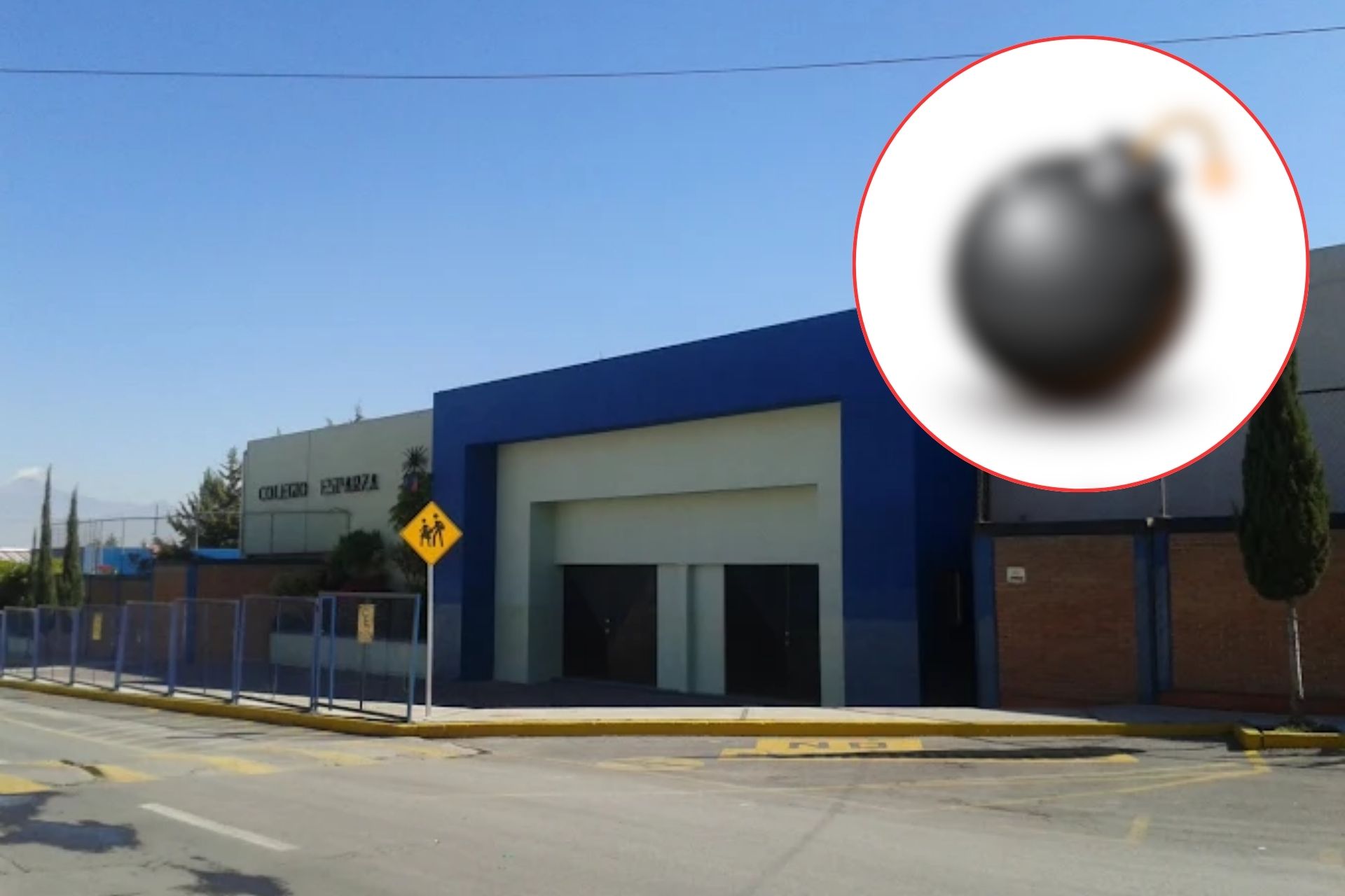Se registró una alerta en el Colegio Esparza de Puebla | Foto: Google Maps / Freepik