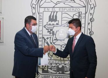 Se reúne Lalo Rivera con líderes de bancadas en el Congreso