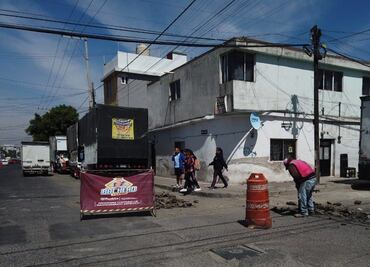 Ayuntamiento de Puebla realiza trabajos de bacheo ante inicio de lluvias