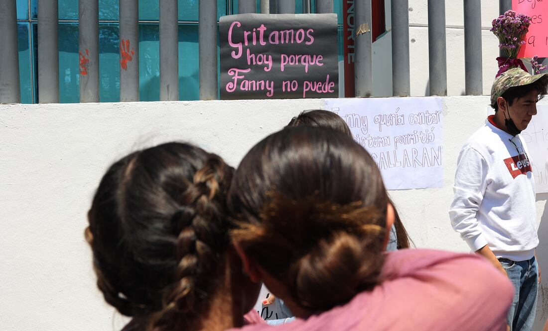 Foto: EsImagen Protestan en FGE por feminicidio de Fanny