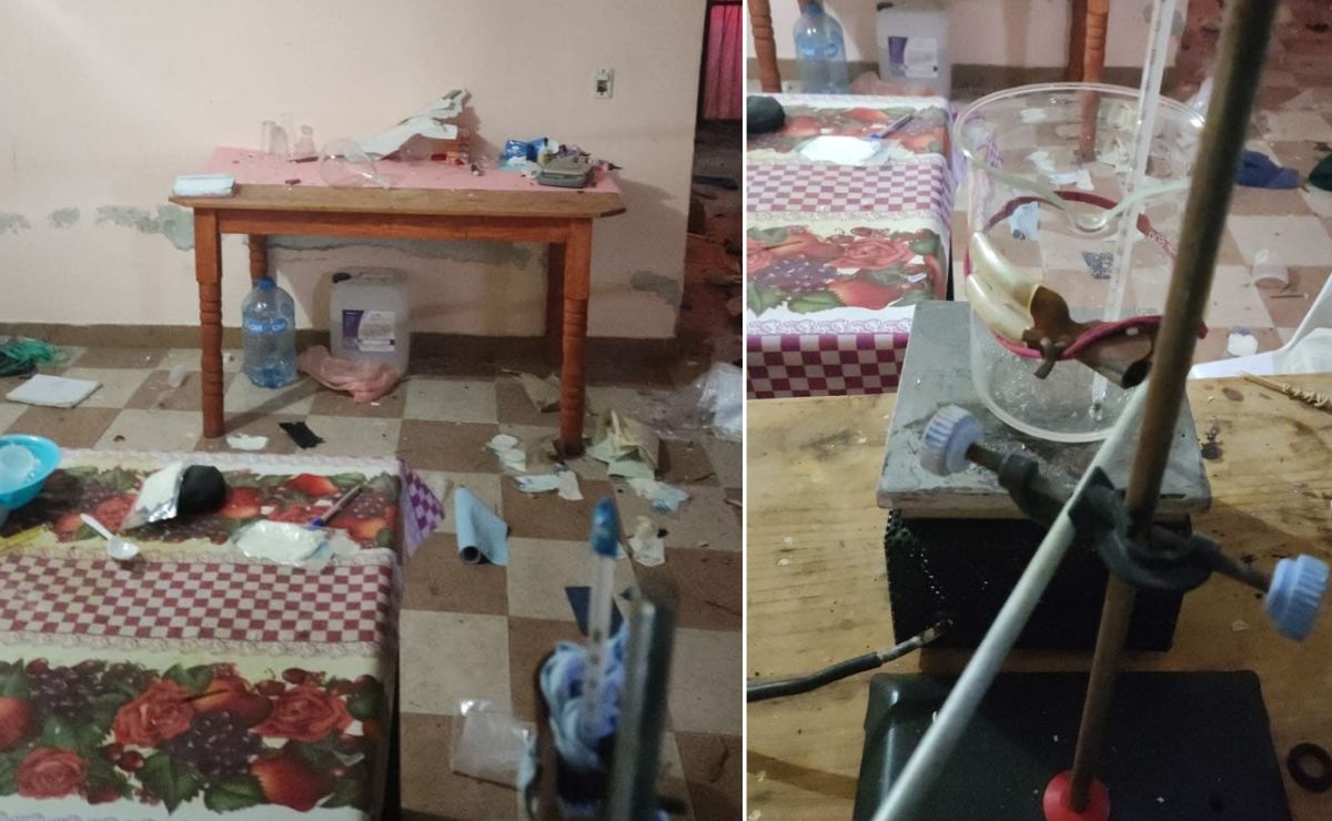 Una explosión en la ciudad de Puebla dejó al descubierto un narcolaboratorio | Foto: Redes Sociales