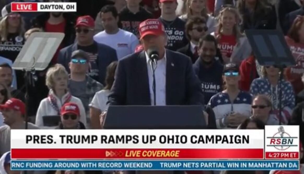 Donald Trump pronunció un polémico discurso en Ohio | Video redes sociales