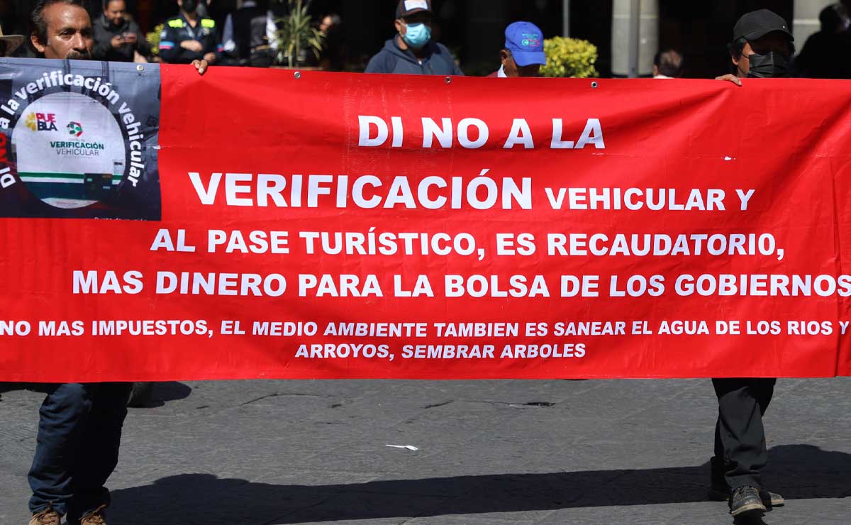 No se permitirá cierre de vialidades contra verificación vehicular en Puebla