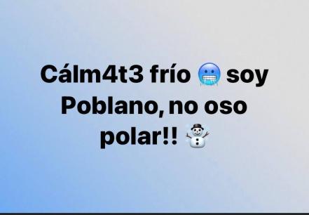 Frío en Puebla provoca memes sobre el clima 