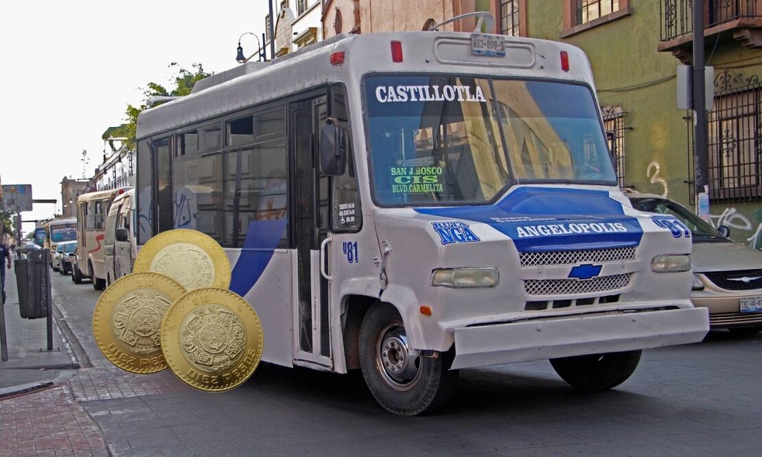 Operadores del transporte público en Puebla desean subir la tarifa del pasaje | Foto: Producción El Universal