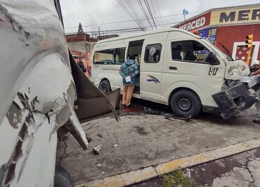 Martes de choques: combis de la 2A, R26 y RS25 se estrellan