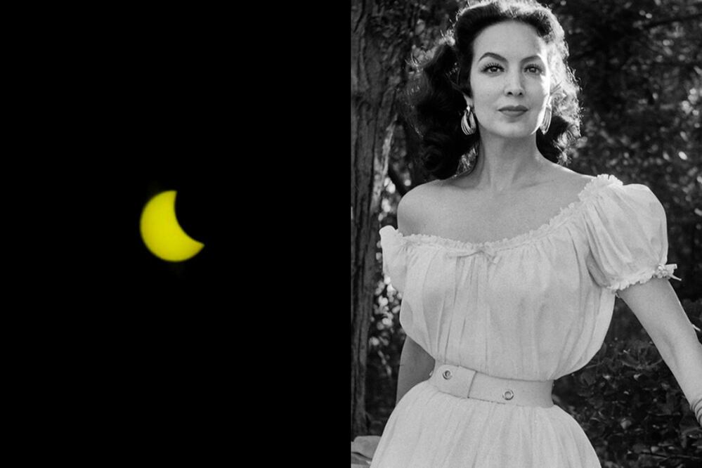 Conoce la relación entre María Félix y el eclipse solar de este 8 de abril | Foto: Producción El Universal
