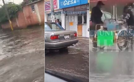 Lluvias en Puebla genera encharcamientos en varios puntos de la ciudad