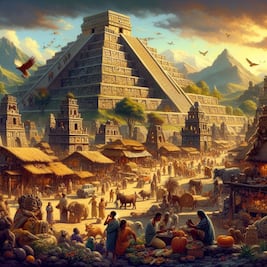 FOTOS Así sería Cholula si no hubiera sido conquistada por españoles, según la IA