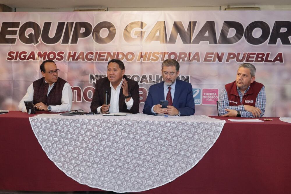 Los voceros de Morena dieron más detalles sobre el debate a la gubernatura de Puebla | Foto: EsImagen