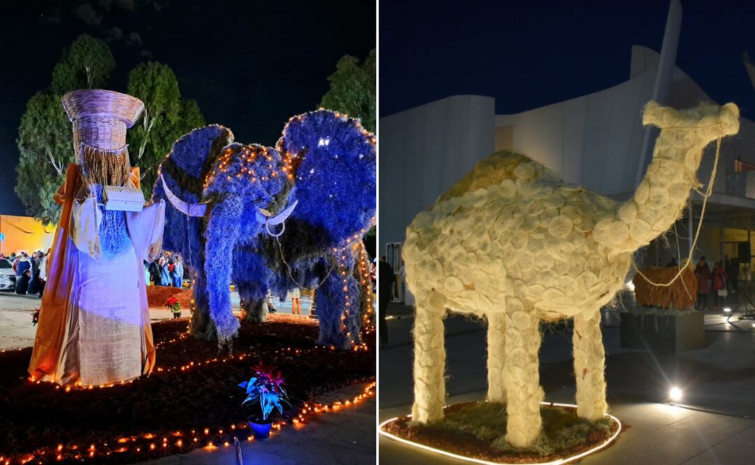 En Huaquechula se puede observar el tradicional nacimiento monumental I Foto:  Gobierno Municipal de Huaquechula