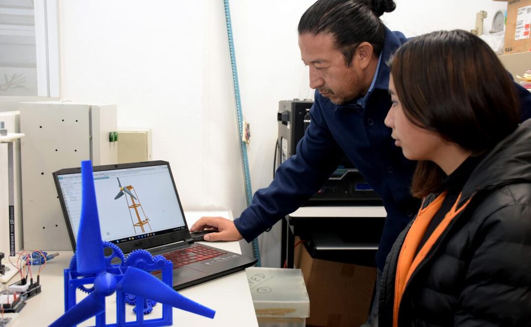 El objetivo es aprovechar el viento para hacer funcionar maquinaria agrícola | Foto: BUAP