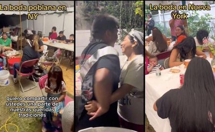 VIDEO Celebran auténtica boda poblana en Nueva York