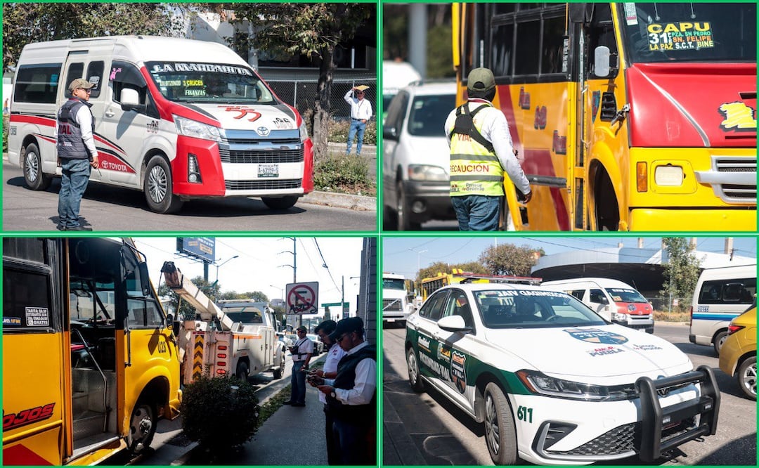 Este miércoles 4 de febrero comenzaron a llevarse al corralón las unidades de transporte público incumplidas | Foto: EsImagen