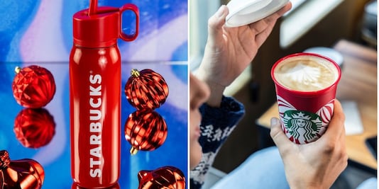Conoce el menú navideño de Starbucks y cómo obtener su vaso de regalo