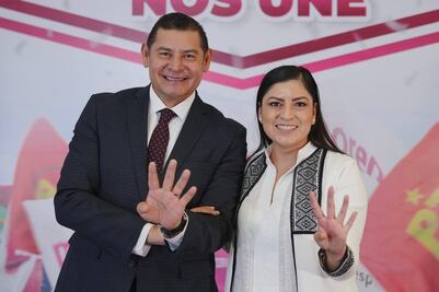 Alejandro Armenta y Claudia Rivera, los mejor posicionados en las encuestas de Morena para la gubernatura de Puebla