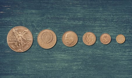 Cuáles son las monedas de oro más baratas en México para enfrentar la inflación