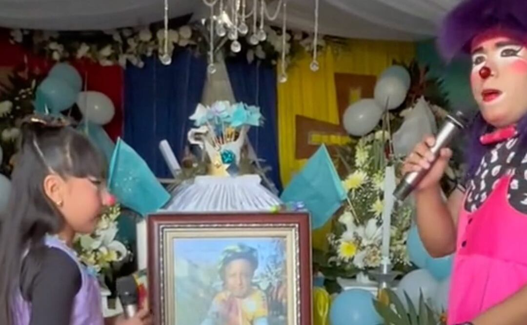 Los StarPayasos compartieron en TikTok que fueron contratados para una fiesta pero cuando llegaron se trataba de un velorio muy especial | IMAGEN: captura de video TikTok @losstarpayasos