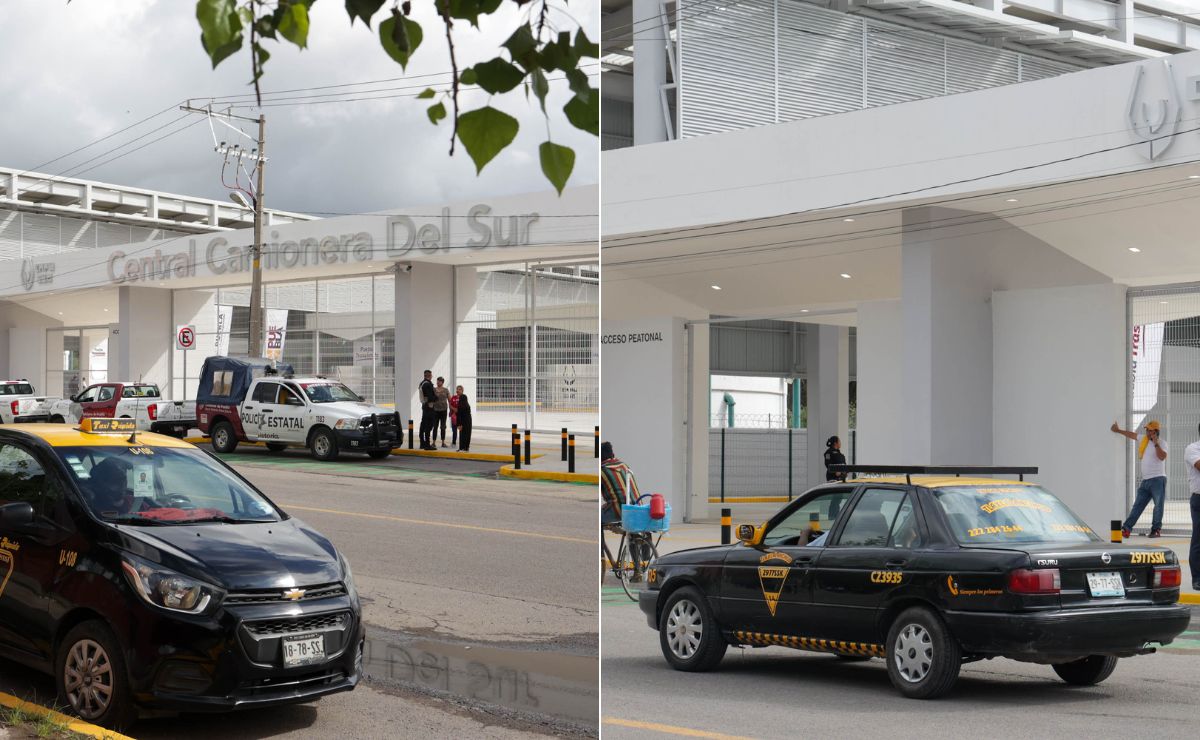 Taxis en la CAPU Sur / Foto: EsImagen