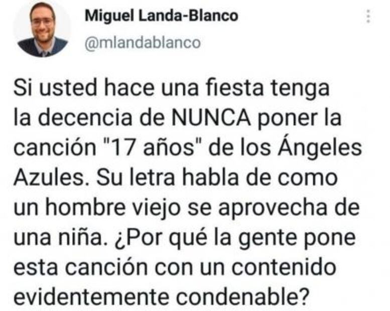 17 años de Ángeles Azules ¿trata de pedofilia?