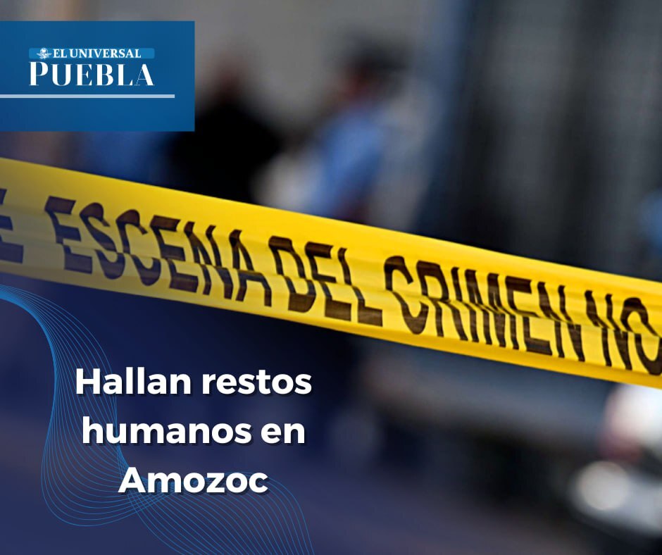 Hallan restos humanos en Amozoc | Foto: Especial