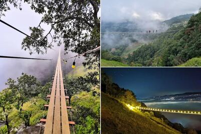 Este Pueblo Mágico de Puebla tiene el puente colgante más extremo para Semana Santa 2026