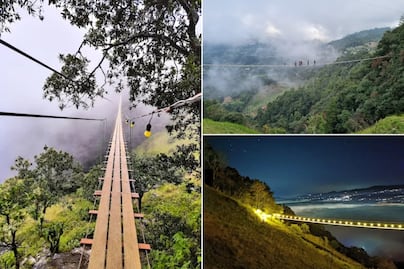 Este Pueblo Mágico de Puebla tiene el puente colgante más extremo para Semana Santa 2026