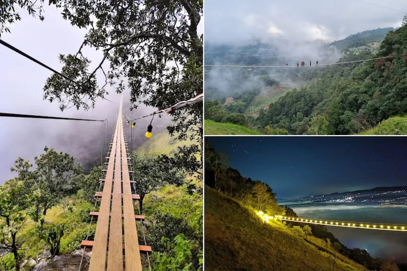 Este Pueblo Mágico de Puebla tiene el puente colgante más extremo para Semana Santa 2026