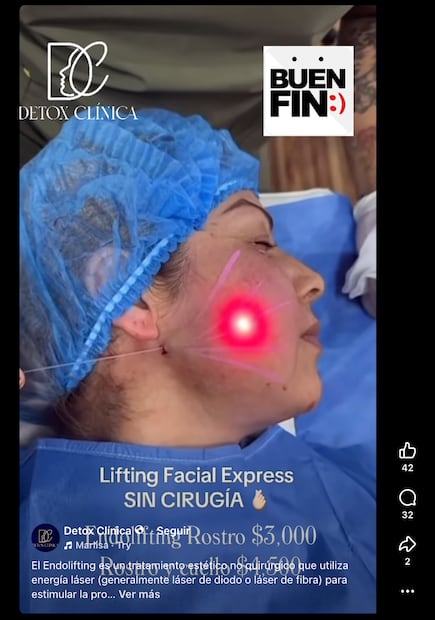 Foto: Captura facebook Detox Clinica