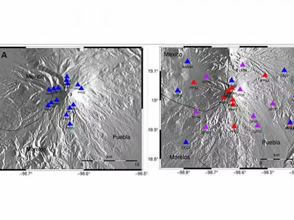 Investigadores de la UNAM lograron identificar pequeñas señales sísmicas en el volcán Popocatépetl | Foto: EsImagen / UNAM