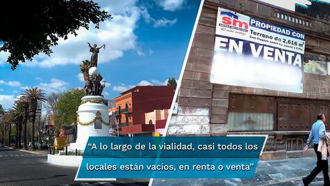 La avenida Juárez: en el olvido y en decadencia