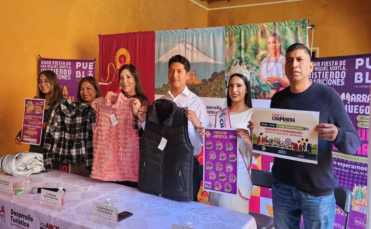 Presentan Feria Patronal y de la Chamarra de San Miguel Xoxtla