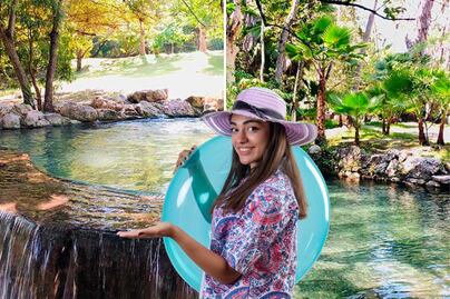 Balneario natural con manantiales y cascadas por 150 pesos